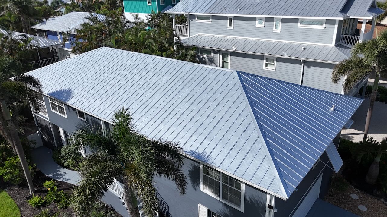 5V Crimp Metal Roof Replacement in Bradenton Beach