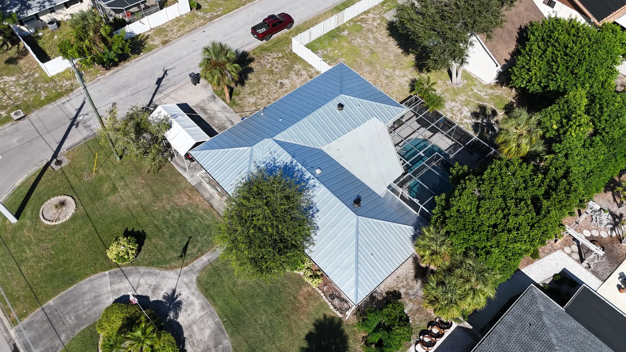 5V Crimp Metal Roof Replacement in Bradenton Beach